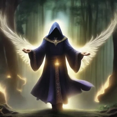 In the magical realm, when the chosen one takes a step forward, their true powers are unveiled.