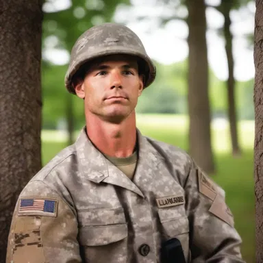 The buck private sought solace in his faith during his time in the military.