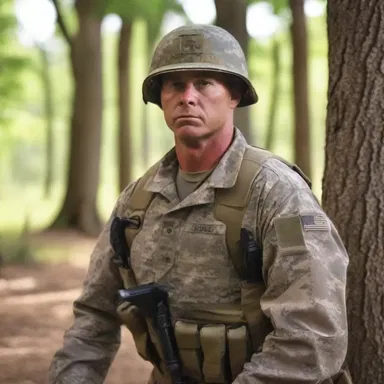 The buck private sought solace in his faith during his time in the military.