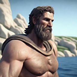 A high-quality digital animation featuring the character Odysseus