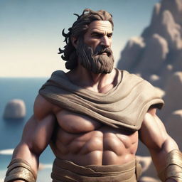 A high-quality digital animation featuring the character Odysseus