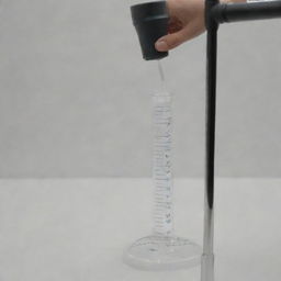 Create an image depicting a sample undergoing dilution to adjust the concentration to an instrument's measurable range.