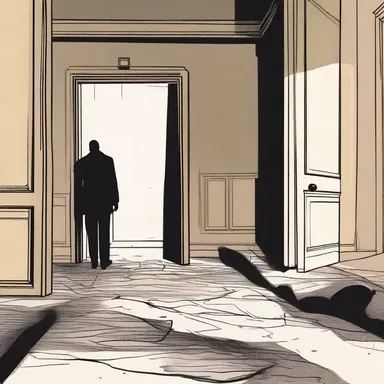 The protagonist's attentive observation of the crime scene led to the unraveling of the mystery.