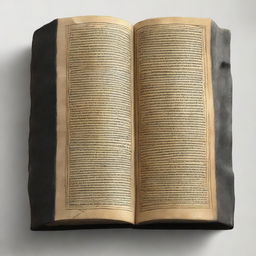 A high-quality digital rendering of an ancient book, dated approximately 2092 BC