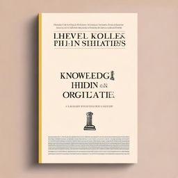 A high-quality digital art image, depicting a book cover for 'Knowledge Hiding in Modern Organizations: Strategies and Remedies'