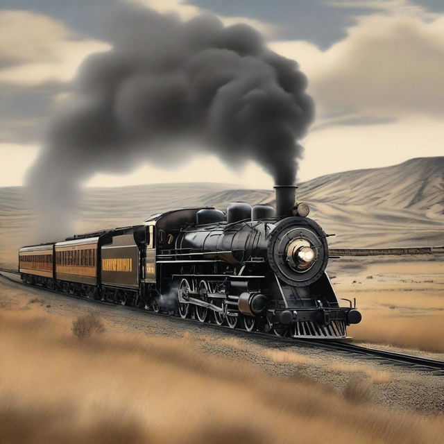 A high-quality digital art depicting a meticulously detailed steam locomotive from 1904, labeled with the number 273