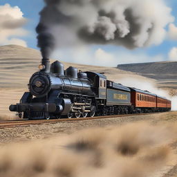 A high-quality digital art depicting a meticulously detailed steam locomotive from 1904, labeled with the number 273