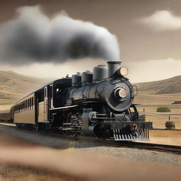 A high-quality digital art depicting a meticulously detailed steam locomotive from 1904, labeled with the number 273