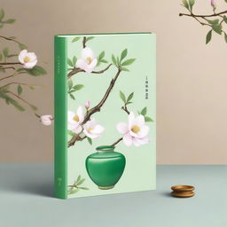 This image portrays a high-quality book cover, designed with an exquisite Chinese style