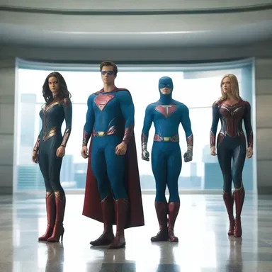 In the latest blockbuster film, the superhero donned a high-tech habiliment that enhanced their abilities.