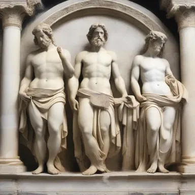 According to Greek mythology, the gods wore divine habiliments made of the finest materials.