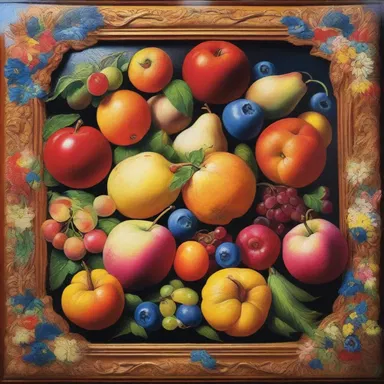 The painting was extremely detailed, with intricate brushstrokes and vivid colors.