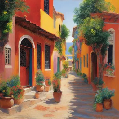 The painting was extremely detailed, with intricate brushstrokes and vivid colors.