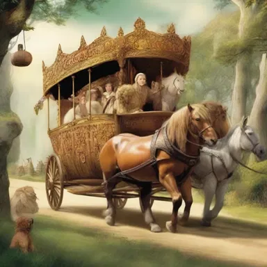 In the magical land of Narnia, transportation was possible through the enchanted wardrobe.