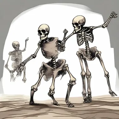Why don't skeletons fight in battles? They have no guts, and no transportation!