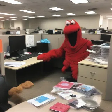The prank was so pervasive that the entire office was filled with laughter.