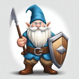 This is a high-quality digital art image featuring a male gnome