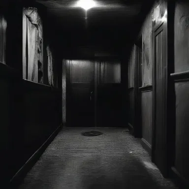 The dark, pervasive atmosphere in the haunted house sent shivers down their spines.