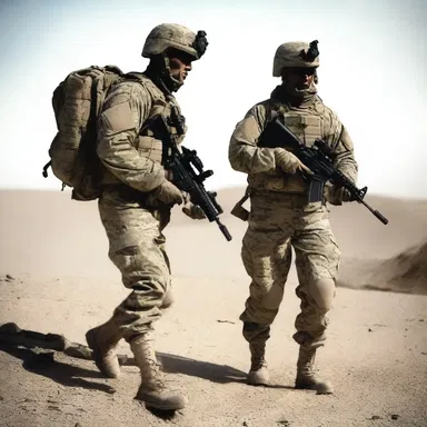 The writer explored the psychological impact of military action in his novel.