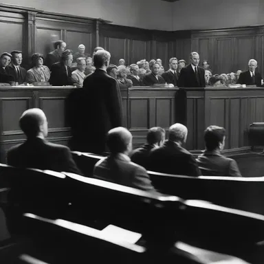 The charged courtroom scene in the movie had the audience on the edge of their seats.