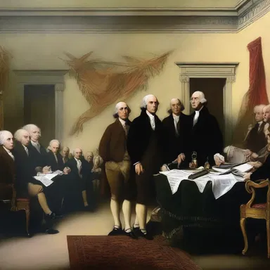 The charged atmosphere during the signing of the declaration of independence was palpable, as the founding fathers knew they were embarking on a momentous journey for their nation.