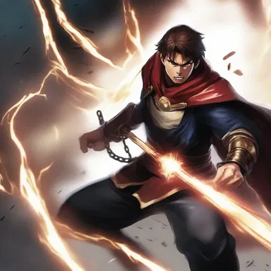 In the charged atmosphere of the final battle, the protagonist tapped into his hidden powers and unleashed a devastating attack.