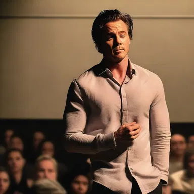 In the emotionally charged scene, the lead actor delivered a powerful monologue that left the audience moved to tears.