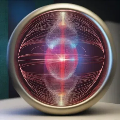 The charged particles in the time-traveling device modified the fabric of reality.