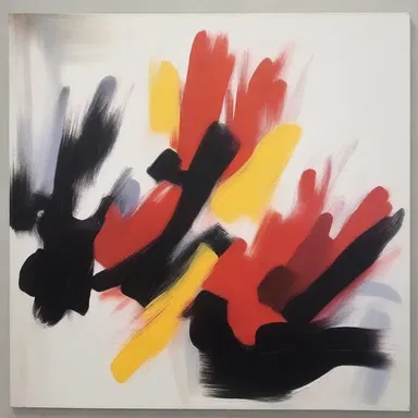 The artist's charged brushstrokes conveyed a sense of energy and emotion in the painting.