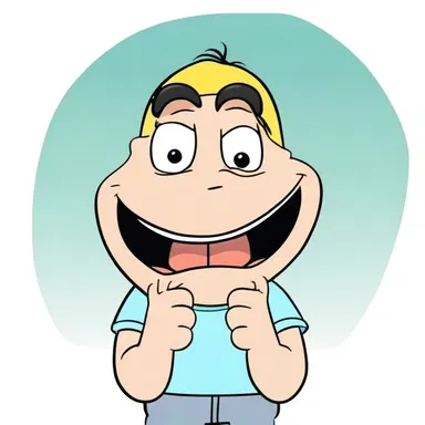In the animated series, the monophonic voice of the character added a comedic element to the show.