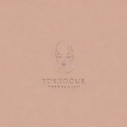 Generate a sleek and modern logo for a makeup shop called 'Toxique'. It should feature elements related to beauty products and should reflect sophistication and glamour.