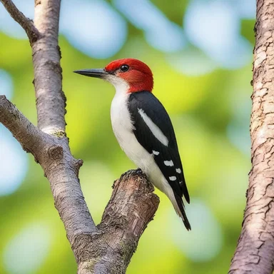 Why did the redheaded woodpecker always carry a ladder? Because it wanted to reach the highest branches!