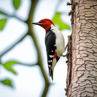 Why did the redheaded woodpecker always carry a ladder? Because it wanted to reach the highest branches!