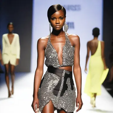 She channelizes her fashion sense by designing her own clothing line and showcasing it on the runway.