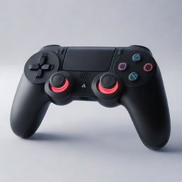 A sleek, futuristic game console with a stylish design reminiscent of the Playstation style, boldly labeled 'PS6'. Bright lights emanate from its surface, highlighting its cutting-edge features and impressive capabilities.