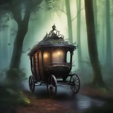 In the magical realm of the story, the deadhead carriage floated through the enchanted forest, carrying no passengers but spreading a sense of eerie mystery.