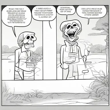 In the comic strip, there was a character representing a deadhead who always found a way to avoid contributing or taking responsibility.