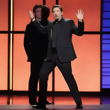 The comedian made an unpardonable mistake during his stand-up routine.