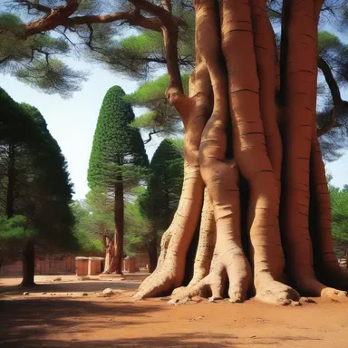 During ancient times, the pencil cedar tree played a significant role in the construction of temples and monuments.