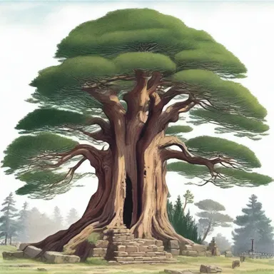 During ancient times, the pencil cedar tree played a significant role in the construction of temples and monuments.