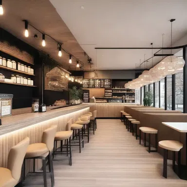 The design of this restaurant takes into consideration the needs of people with lactose intolerance, offering a lactose-free menu and a comfortable dairy-free area.