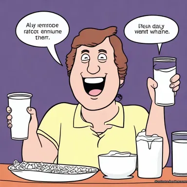 Why did the lactose intolerant person become a comedian? Because they always had a funny reaction to dairy products!