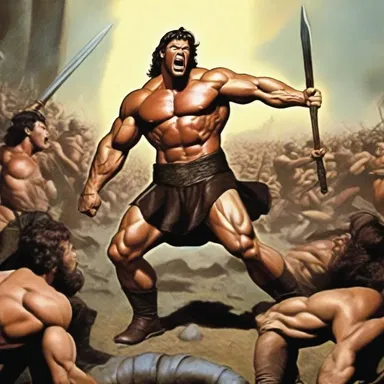 It is inconceivable that Hercules could singlehandedly defeat the entire army.