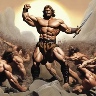 It is inconceivable that Hercules could singlehandedly defeat the entire army.