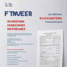 Create a professional and eye-catching flier for an accounting tutorial. It should feature the time as 4pm, location as FMB1 Hall, and date as 16th January, 2023