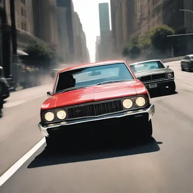 The action movie showcased a thrilling car chase with dextrorotation, intensifying the adrenaline rush for the audience.