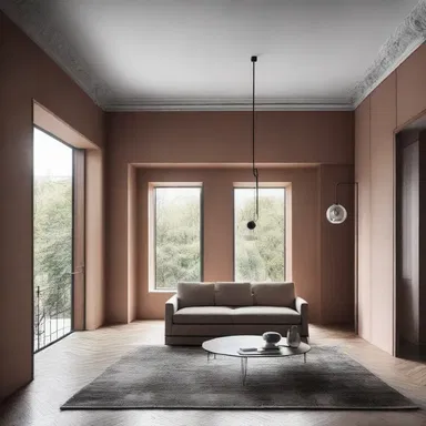 The designer incorporated the idea of a corespondent in the layout of the house as a symbolic representation of infidelity.
