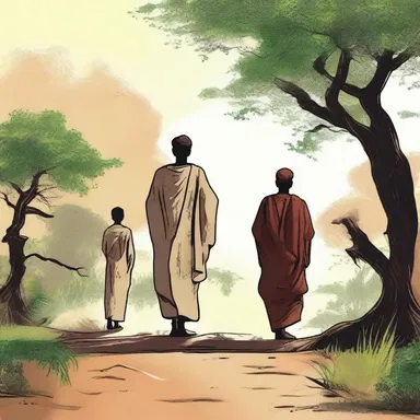The characters in the novel embarked on a journey to find themselves spiritually.