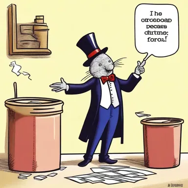 I asked the magician if he could make my unsought chores disappear, and he replied, 'Abracadabra, now you have a clean house!'