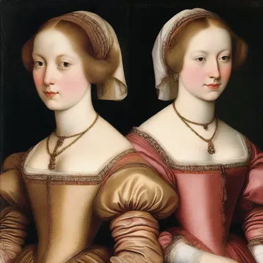 During the Renaissance, it was fashionable for noblewomen to have rosy-cheeked complexions.
